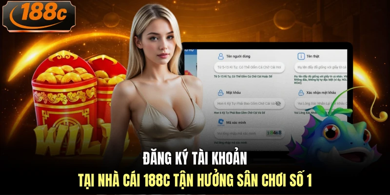 Đăng ký tài khoản tại nhà cái 188c tận hưởng sân chơi số 1